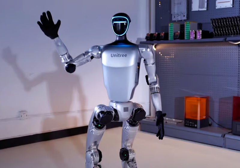 Робот-гуманоид Unitree G1 преуспел в акробатике, колке орехов, жарке тостов и других делах  стоит он всего $16 000