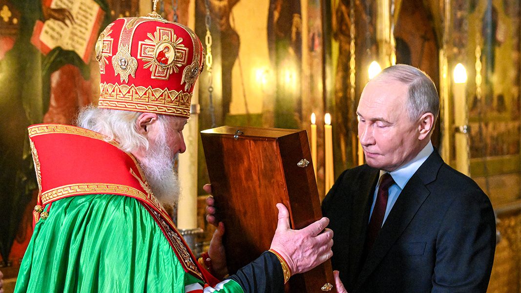 В пресс-службе патриарха рассказали о подаренной Путину иконе